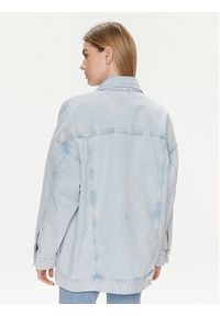 Calvin Klein Jeans Kurtka jeansowa J20J222791 Niebieski Oversize. Kolor: niebieski. Materiał: bawełna