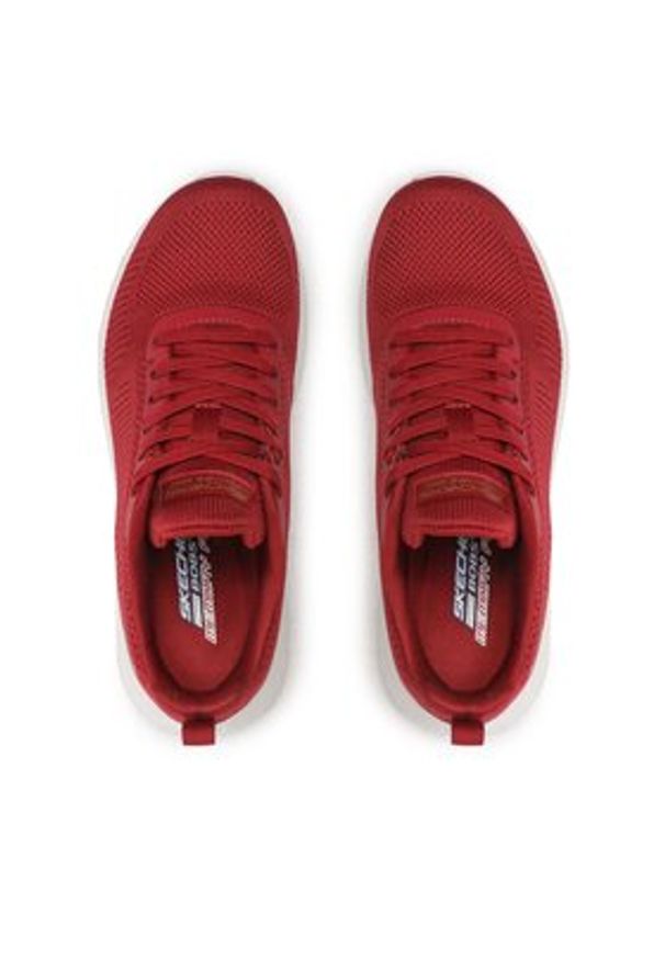 skechers - Skechers Sneakersy BOBS SPORT Face Off 117209/RED Czerwony. Kolor: czerwony. Materiał: mesh, materiał. Model: Skechers Sport