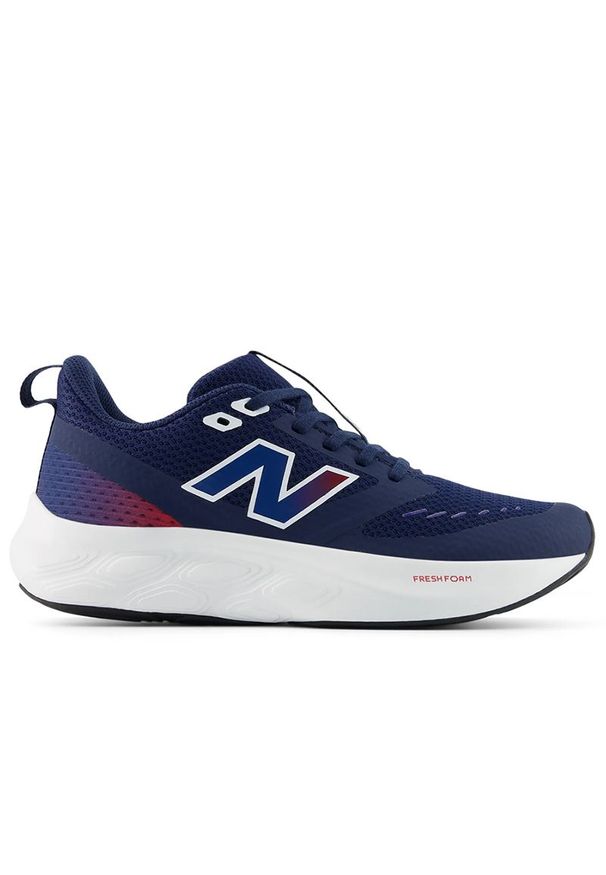 Buty młodzieżowe New Balance G6259X1 - granatowe. Okazja: na co dzień. Kolor: niebieski. Materiał: materiał, syntetyk, guma. Szerokość cholewki: normalna. Sport: turystyka piesza, fitness