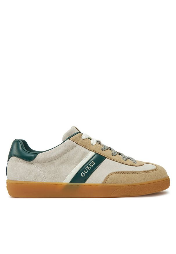 Sneakersy Guess. Kolor: biały, beżowy