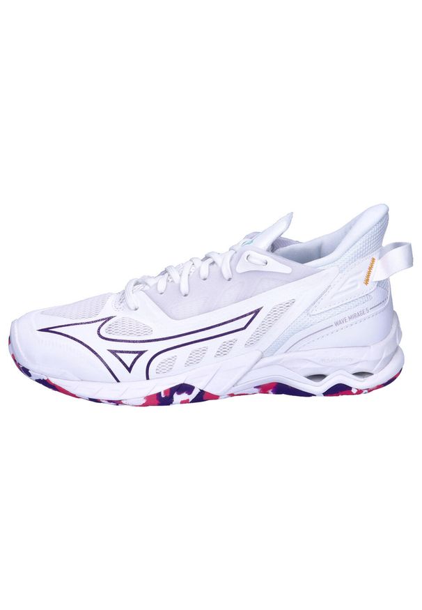 Damskie buty halowe Mizuno Wave Mirage. Kolor: biały. Model: Mizuno Wave. Sport: piłka ręczna