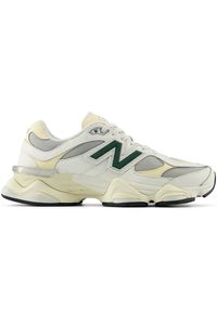 Buty unisex New Balance U9060ESE – białe. Kolor: biały. Materiał: guma, skóra, syntetyk, materiał. Szerokość cholewki: normalna. Sport: turystyka piesza