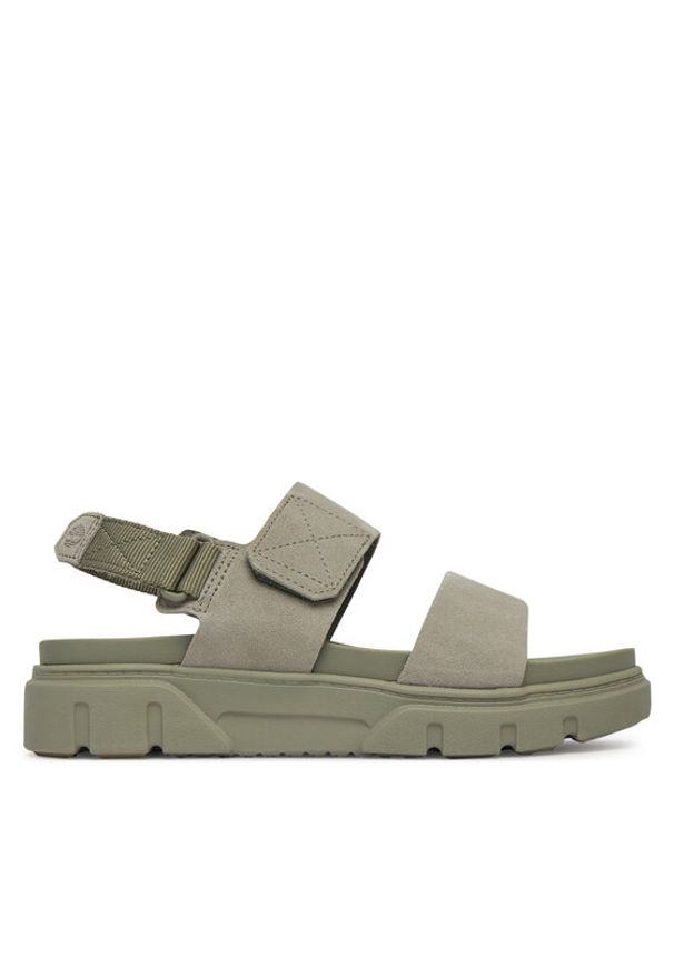 Timberland Sandały Greyfield Sandal TB0A61MGEO31 Zielony. Kolor: zielony. Materiał: skóra, zamsz