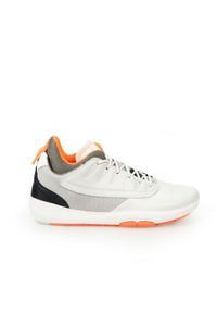 Geox Sneakersy "Modual" | U948LA 0856K | Modual | Mężczyzna | Biały, Pomarańczowy. Nosek buta: okrągły. Kolor: biały, wielokolorowy, pomarańczowy. Materiał: tkanina, skóra #3