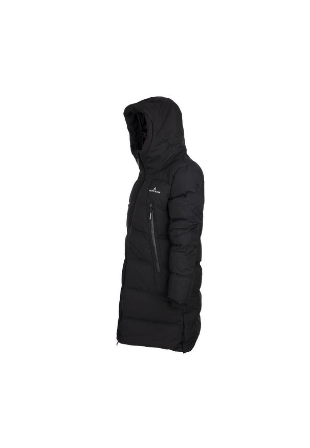 Bergson - Kurtka damska płaszcz SNOW LEOPARD Primaloft. Kolor: czarny. Materiał: puch. Technologia: Primaloft. Sezon: zima. Sport: turystyka piesza