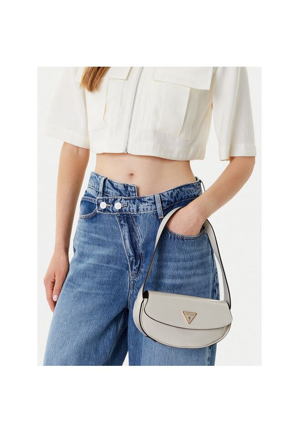 Torebka Guess. Kolor: kremowy