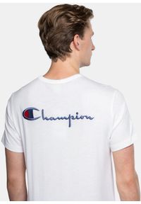 Koszulka Champion Premium Script Logo Back Crew Neck T-Shirt (214279-WW001). Kolor: biały. Materiał: materiał #3