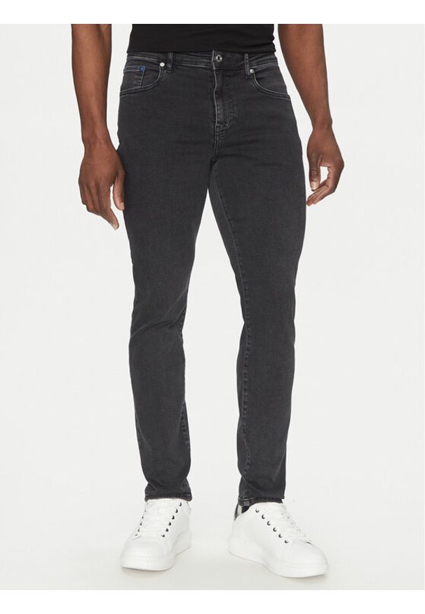 Karl Lagerfeld Jeans Jeansy A1M10096 Czarny Slim Fit. Kolor: czarny