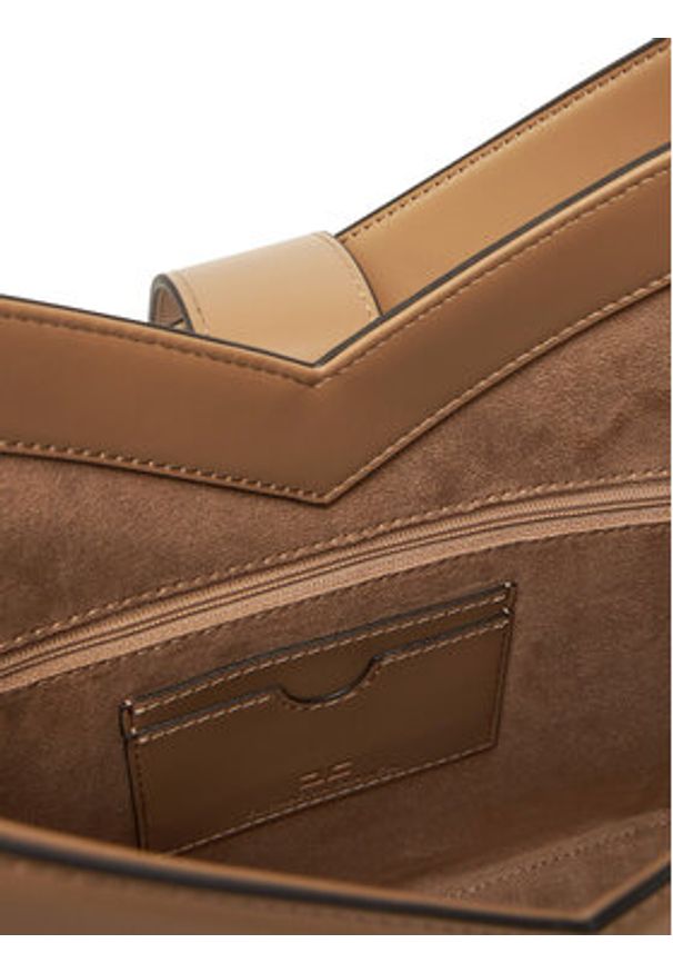 Elisabetta Franchi Torebka BS-19A-51E2-V400 Brązowy. Kolor: brązowy. Materiał: skórzane
