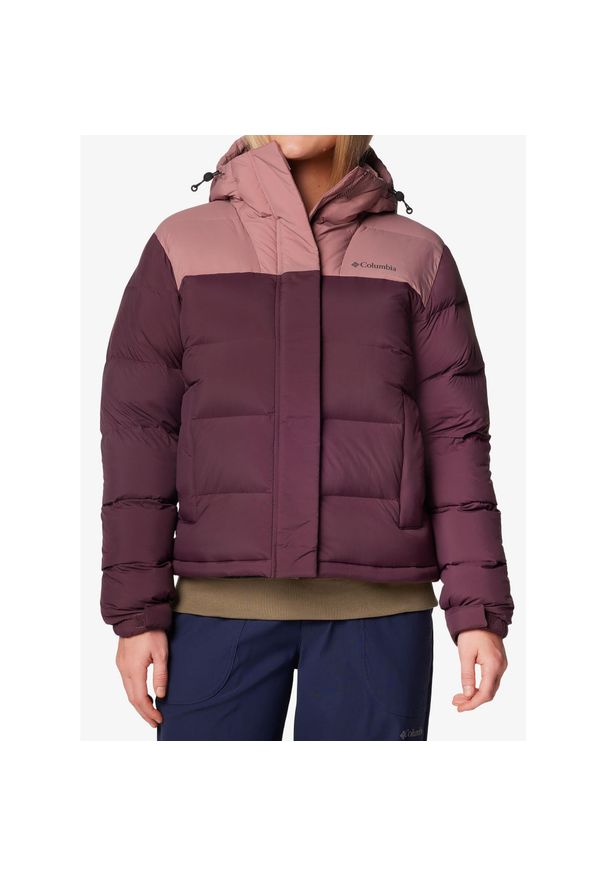 columbia - Kurtka zimowa damska Columbia Bulo Point III Down Jacket. Kolor: fioletowy. Materiał: puch. Sezon: zima. Sport: turystyka piesza