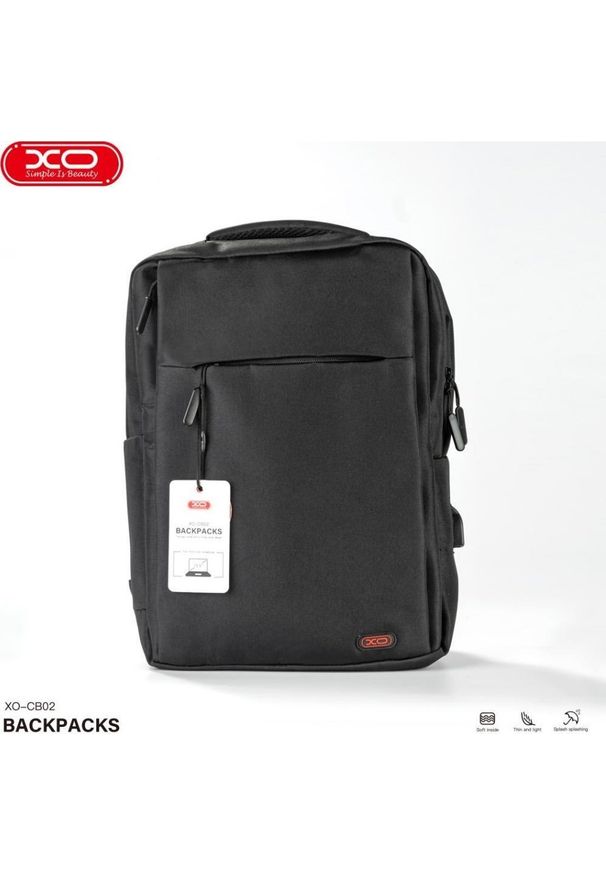 Plecak XO XO laptop backpack CB02 15,6', black