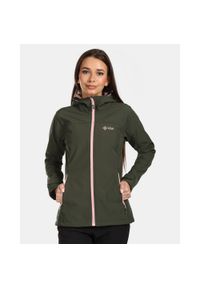 Kilpi Ravia-W damska kurtka softshell zielona rozmiar 46. Kolor: różowy. Materiał: softshell. Sport: turystyka piesza #1