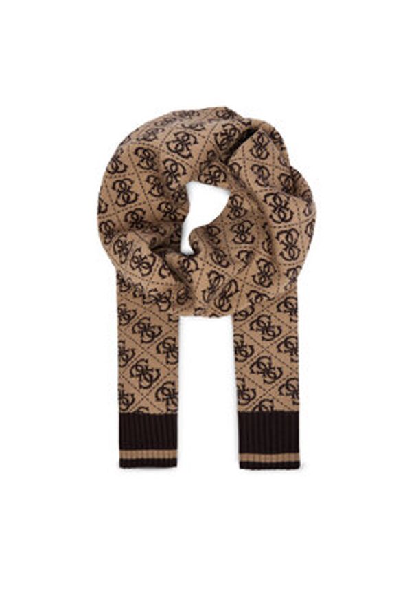 Guess Zestaw Szalik i Czapka GFBOXM P6102 Beżowy. Kolor: beżowy. Materiał: akryl