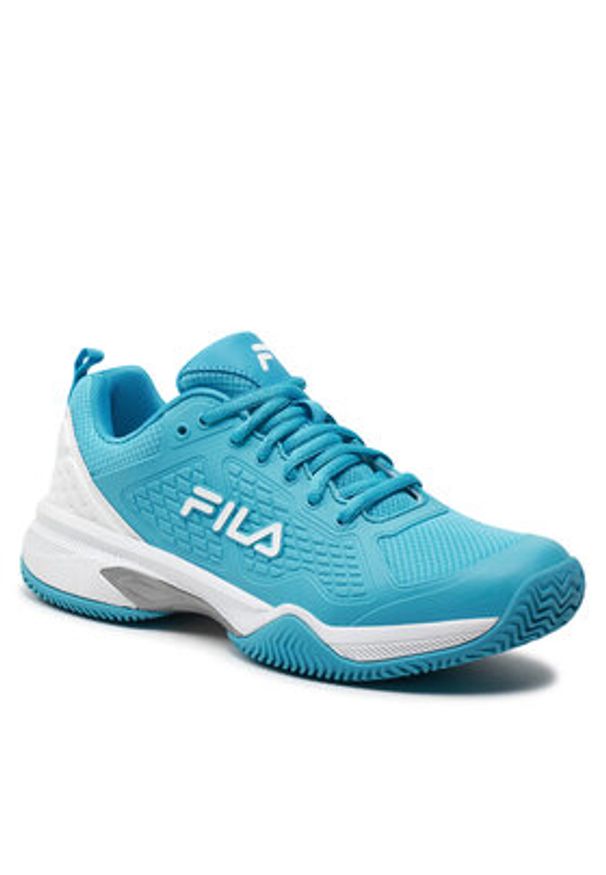 Fila Buty do tenisa Incontro Woman FTW23209 Niebieski. Kolor: niebieski. Materiał: materiał. Sport: tenis