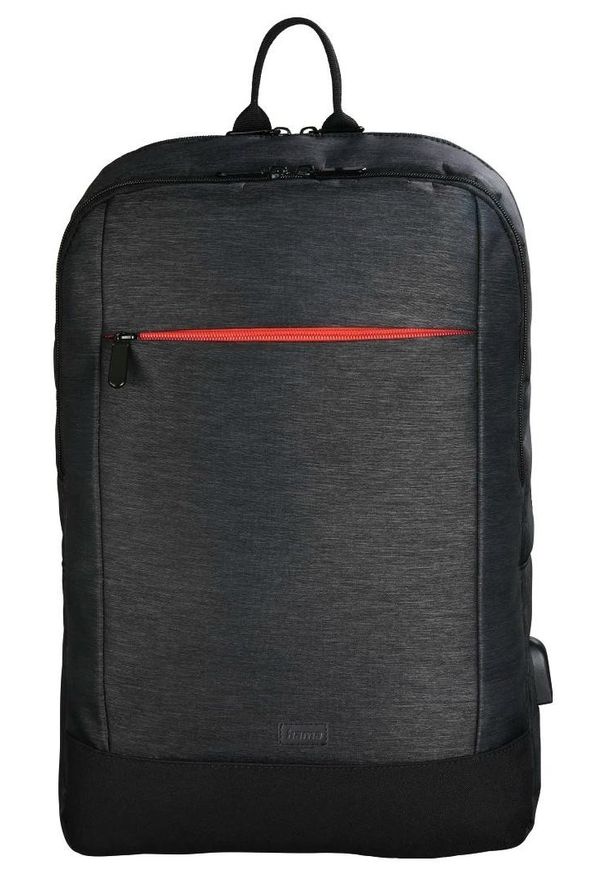 hama - Hama Manchester backpack 15.6'' czarny. Kolor: czarny. Materiał: materiał. Styl: biznesowy, elegancki
