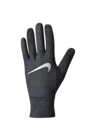 Nike - Rękawiczki Do Biegania Damskie Z Polaru DriFIT. Kolor: szary. Materiał: polar. Sport: turystyka piesza