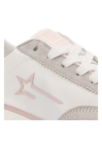 Big-Star - Różowe Trampki Big Star Sportowe Obuwie Damskie. Okazja: na co dzień. Kolor: szary. Materiał: materiał. Styl: sportowy #3