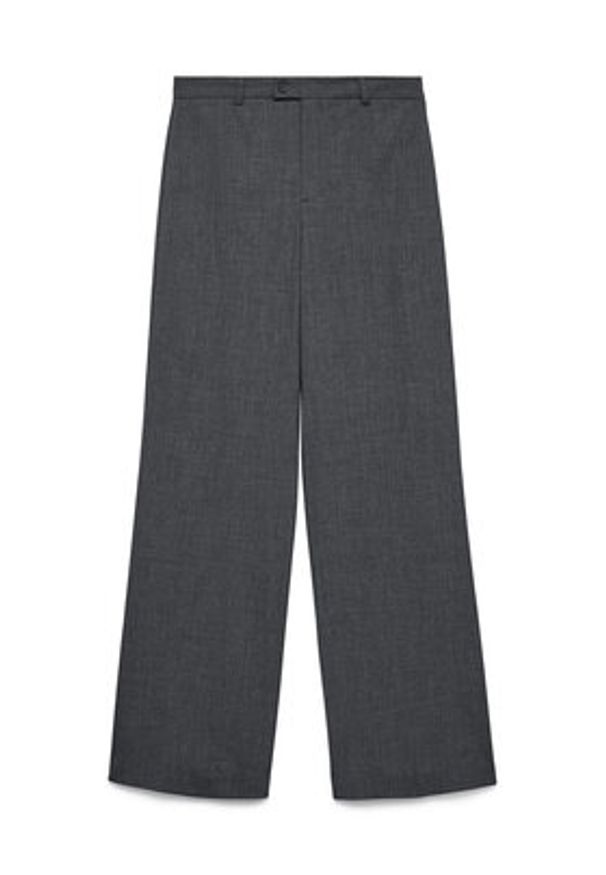 Vero Moda Spodnie materiałowe Texas 10334103 Szary Straight Fit. Kolor: szary. Materiał: syntetyk