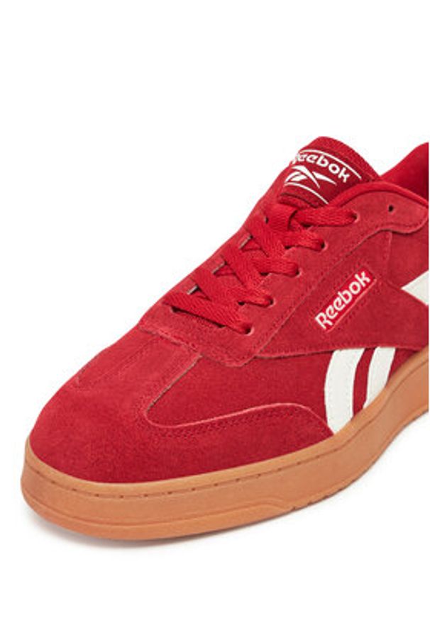Reebok Sneakersy FORTE LOUNGER DOUBLE UP AR30255WRCI Czerwony. Kolor: czerwony. Materiał: skóra, zamsz