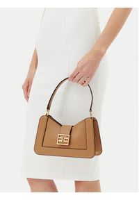 Elisabetta Franchi Torebka BS-18A-51E2-V350 Brązowy. Kolor: brązowy. Materiał: skórzane #4