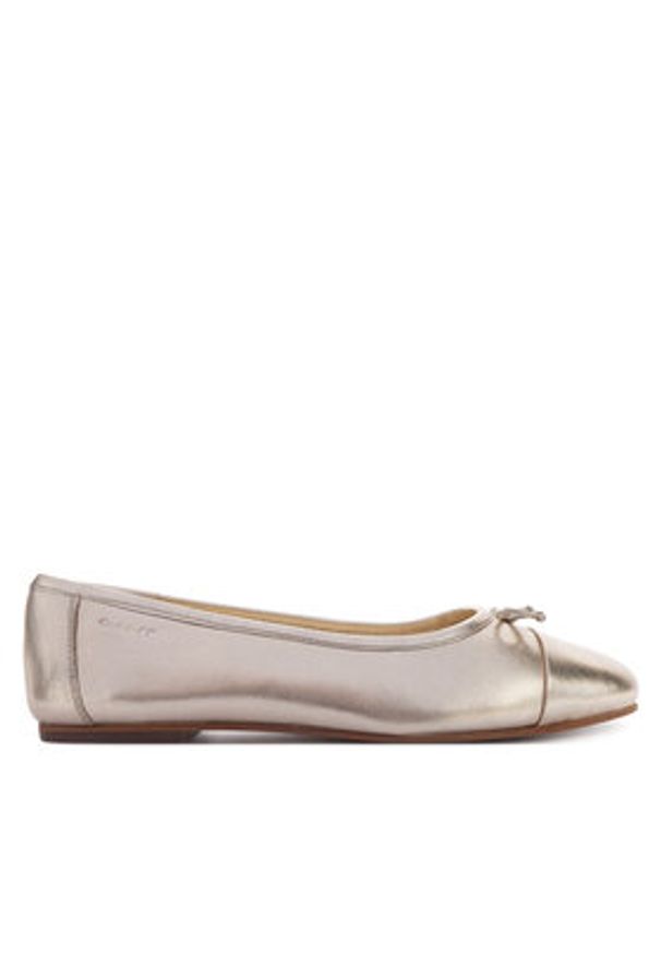 GANT - Gant Baleriny 30511857 Złoty. Kolor: złoty. Materiał: skóra