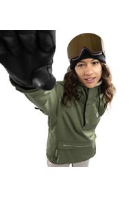 Damska kurtka snowboardowa Sporty zimowe SIROKO W3-W Robson. Kolor: zielony. Materiał: materiał, softshell. Sezon: zima. Sport: snowboard #1