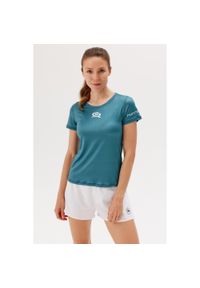 ROUGH RADICAL - Damska koszulka biegowa Rough Radical Support Tee Women. Kolor: zielony