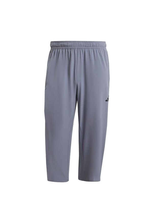 Adidas - Spodnie 3/4 adidas Essentials. Kolor: szary. Sport: fitness