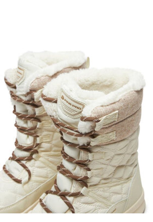 ALPINE PRO Śniegowce Kowa LBTD536005 Écru. Materiał: materiał