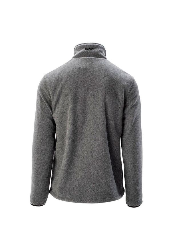 Hi-tec - Bluza Polarowa Męska Logo Polaris. Kolor: szary. Materiał: polar. Sezon: zima. Sport: turystyka piesza