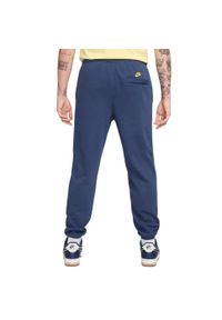 Nike - Spodnie Do Joggingu Męskie Club. Kolor: niebieski. Materiał: dresówka. Sport: bieganie
