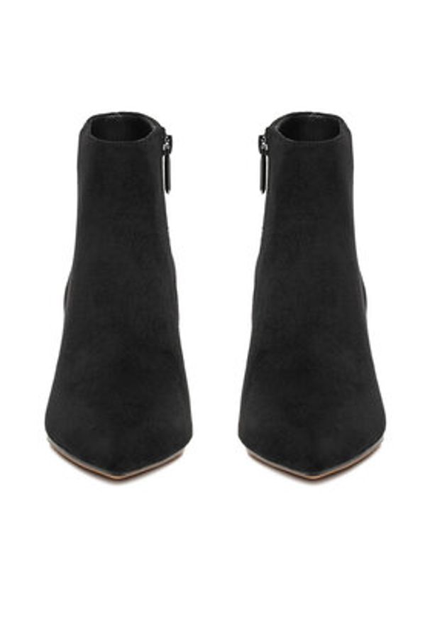 Nine West Botki CEO-ZAKIA-01 Czarny. Kolor: czarny. Materiał: materiał