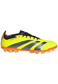 Adidas - Buty piłkarskie adidas Predator Elite 2G/3G Ag M IF3207 żółte. Zapięcie: sznurówki. Kolor: żółty. Materiał: guma. Szerokość cholewki: normalna. Sport: piłka nożna #2