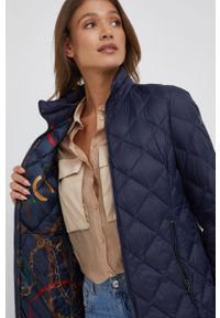Lauren Ralph Lauren kurtka damska kolor granatowy przejściowa. Okazja: na co dzień. Kolor: niebieski. Styl: casual
