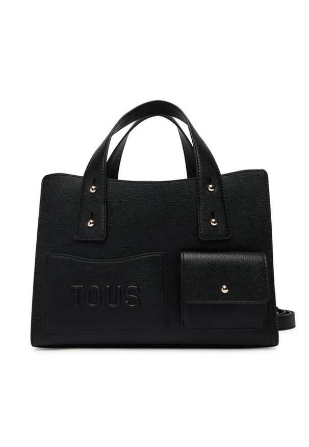 Tous - TOUS Torebka 2002373451 Czarny. Kolor: czarny. Materiał: skórzane