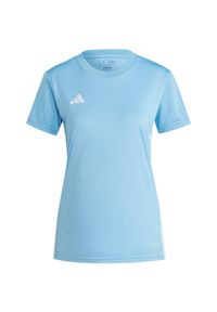 Adidas - Koszulka damska adidas Tabela 23 Jersey. Kolor: niebieski, wielokolorowy, biały. Materiał: jersey. Sport: piłka nożna