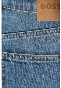 BOSS jeansy damskie high waist. Stan: podwyższony. Kolor: niebieski #4