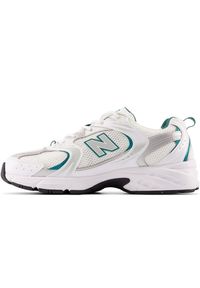 Buty unisex New Balance MR530AB – białe. Okazja: na co dzień. Kolor: biały. Materiał: tworzywo sztuczne. Szerokość cholewki: normalna. Sezon: lato #4