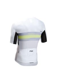 Koszulka rowerowa NORTHWAVE Force Evo Jersey. Kolor: biały, żółty, wielokolorowy. Materiał: jersey. Sport: kolarstwo