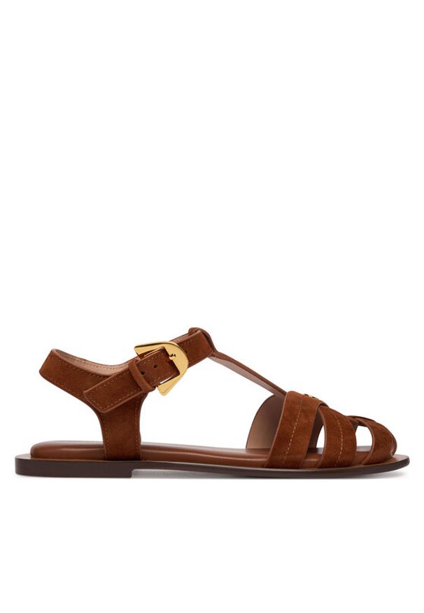 Coccinelle Sandały Sunup E4 QKG 18 01 01 Brązowy. Kolor: brązowy. Materiał: zamsz, skóra