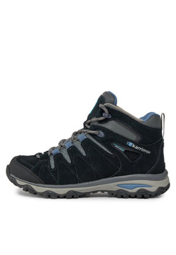 Karrimor Trekkingi Rona Mid K1075 Granatowy. Kolor: niebieski. Materiał: skóra, nubuk