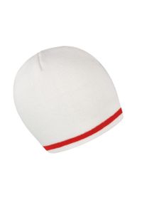 RESULT WINTER ESSENTIALS - Czapka Unisex Dla Dorosłych. Kolor: biały, czerwony, wielokolorowy