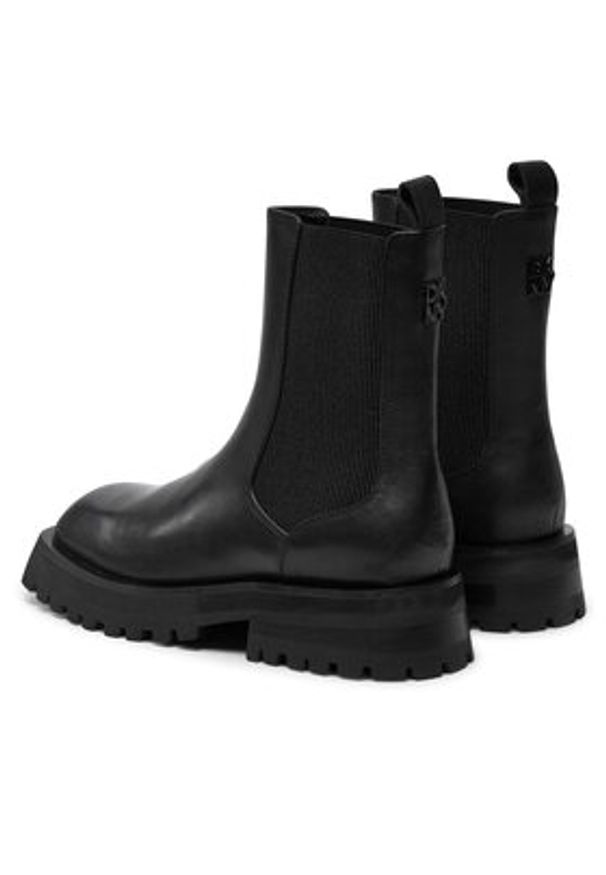 DKNY Sztyblety Rianne Chelsea K3471540 Czarny. Kolor: czarny. Materiał: skóra