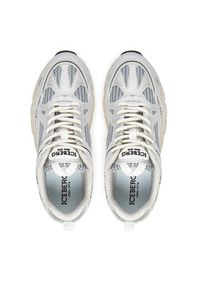 Iceberg Sneakersy IU1706 Srebrny. Kolor: srebrny. Materiał: skóra
