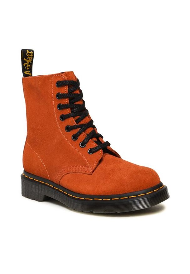 Dr. Martens Glany 1460 Pascal 27854874 Pomarańczowy. Kolor: pomarańczowy. Materiał: skóra, zamsz