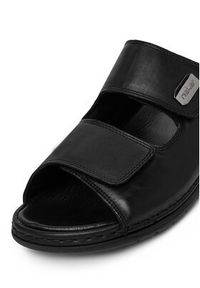 Rieker Klapki 25590-00 Czarny. Kolor: czarny. Materiał: skóra #3