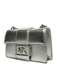 Armani Exchange Torebka XW000071 AF11898 M8040 Srebrny. Kolor: srebrny. Materiał: skórzane