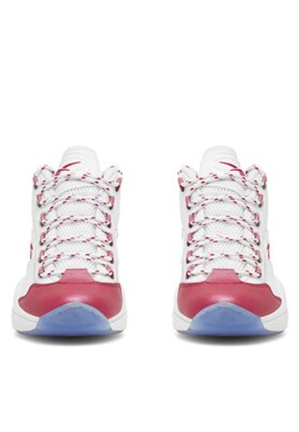 Reebok Sneakersy Question Mid 100074721 Biały. Kolor: biały. Materiał: skóra