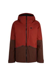 Kurtka narciarska z kapturem Ziener Rikkard. Typ kołnierza: kaptur. Kolor: brązowy. Sezon: zima. Sport: narciarstwo #1