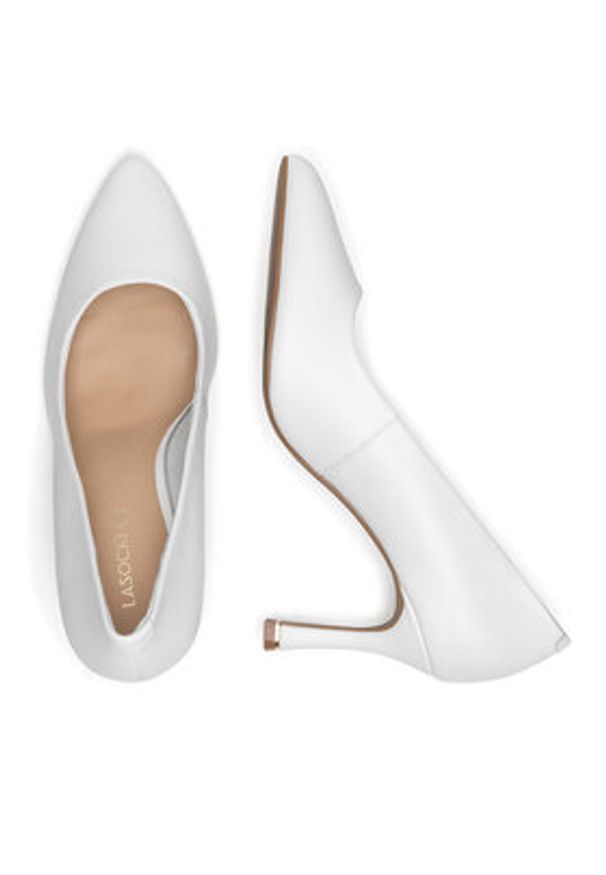 Lasocki Szpilki WYL3794-1Z Biały. Kolor: biały. Materiał: skóra. Obcas: na szpilce